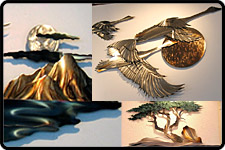 Metal Wall Sculptures for Home and Office Decor by Ken Scott